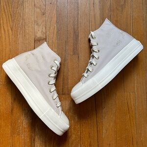 NEW Converse CTAS Hi Lift ‘Gold Elements’ Platform Sneakers